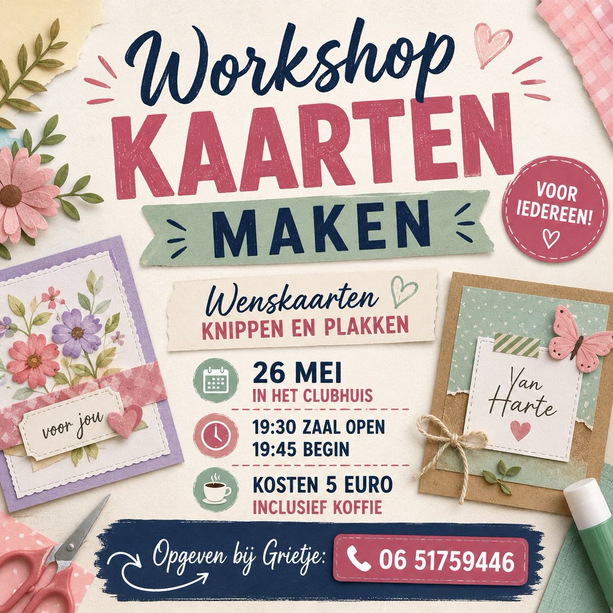 Workshop kaarten maken